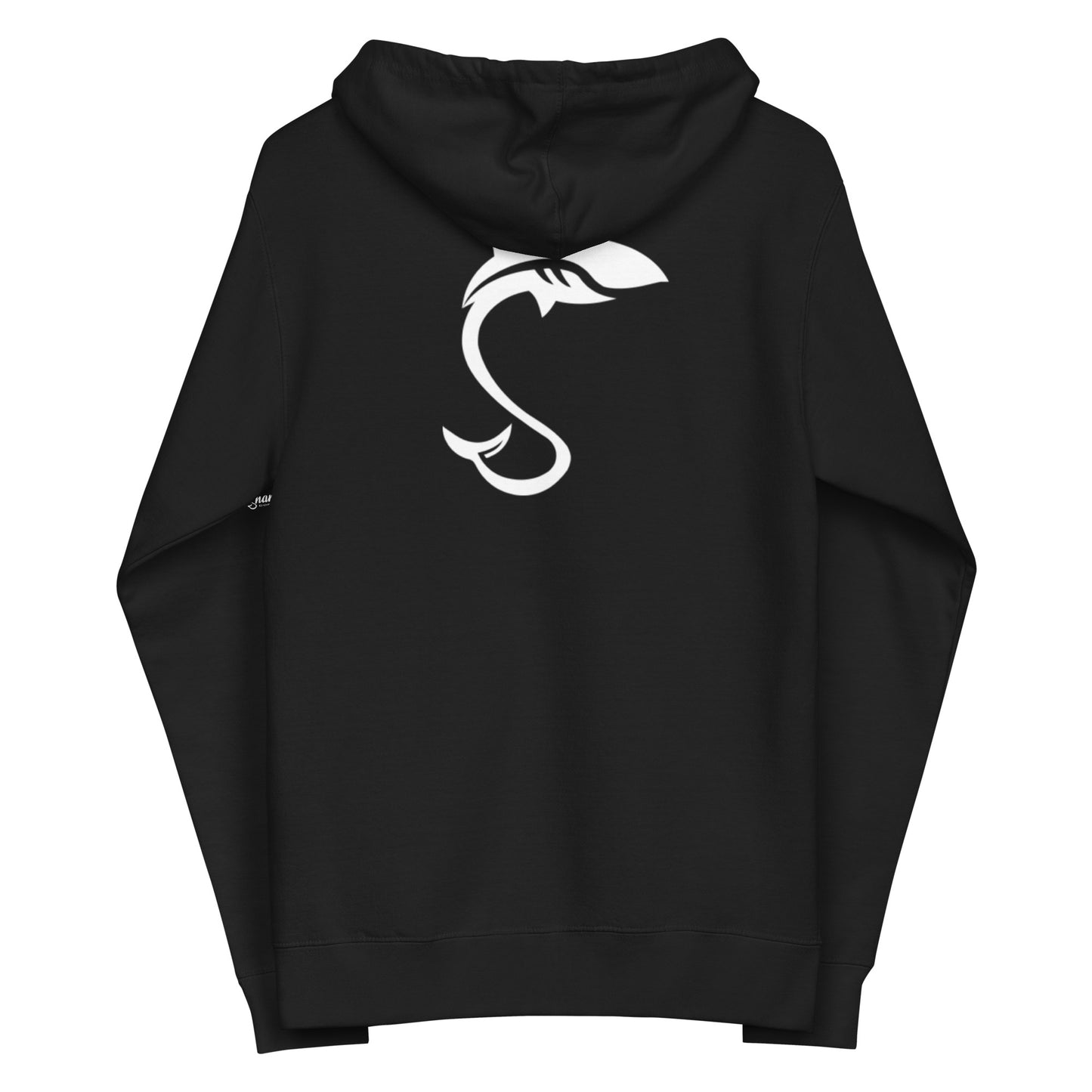 Unisex fleece zip up hoodie